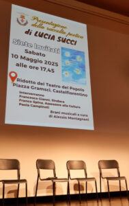 Il palco e la locandina